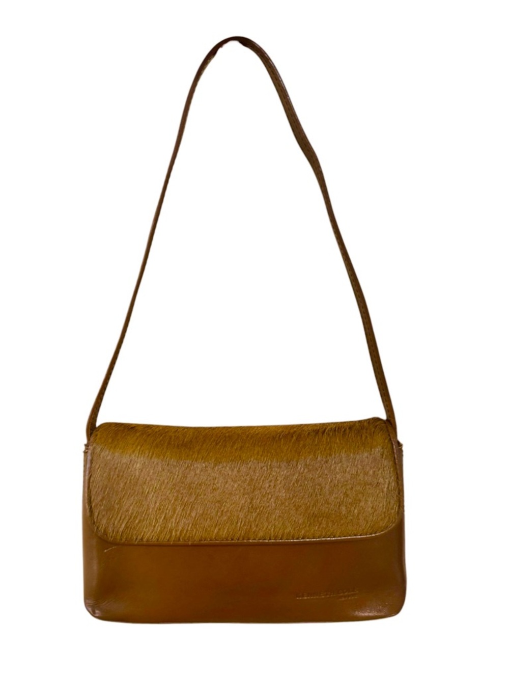 Kenneth Cole Brown Leather Mini Shoulder Bag
